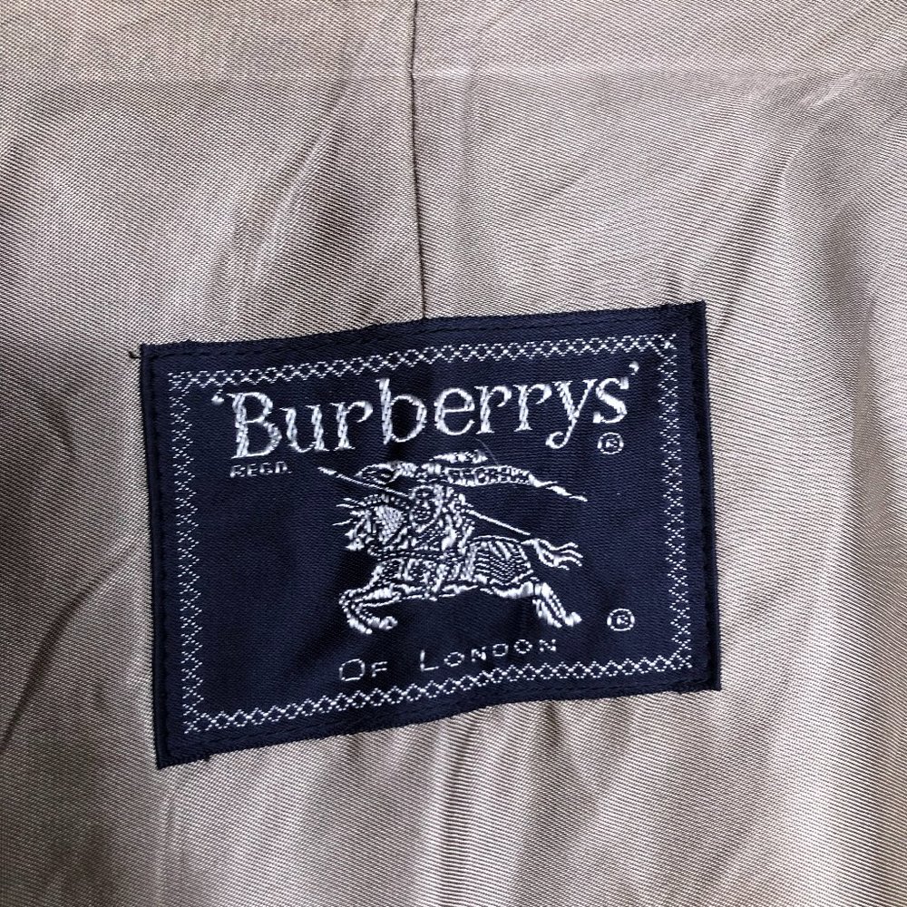 Vintage Burberry's Mens 42 Trench Coat Belted - Picture 2 of 12